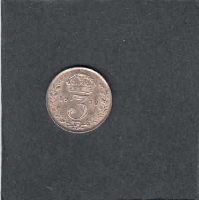Beschrijving: 3 Pence EDWARD V